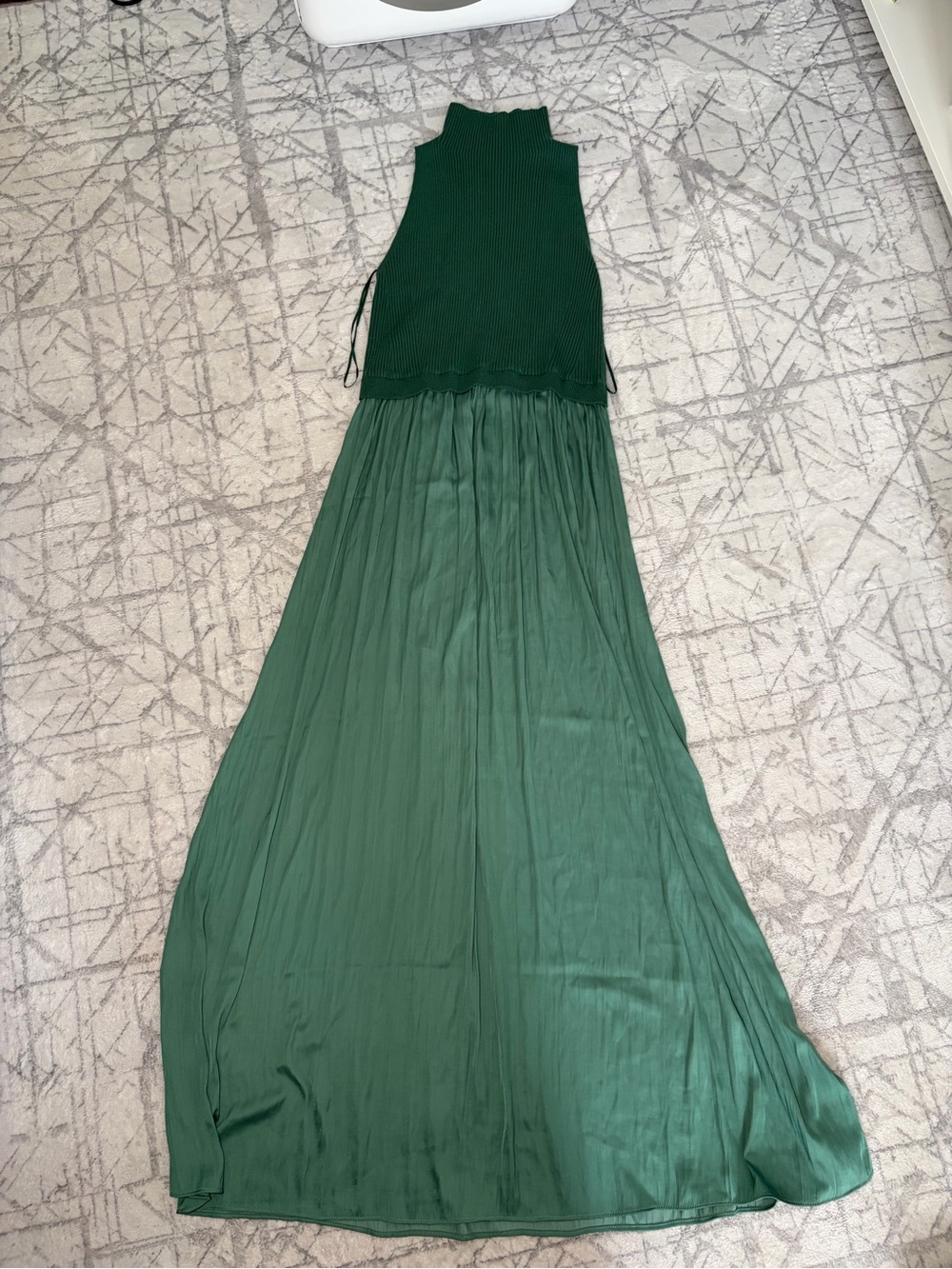 The Thea Sleeveless Twofer Maxi Dress by Anthropologie - Picture 2 of 7